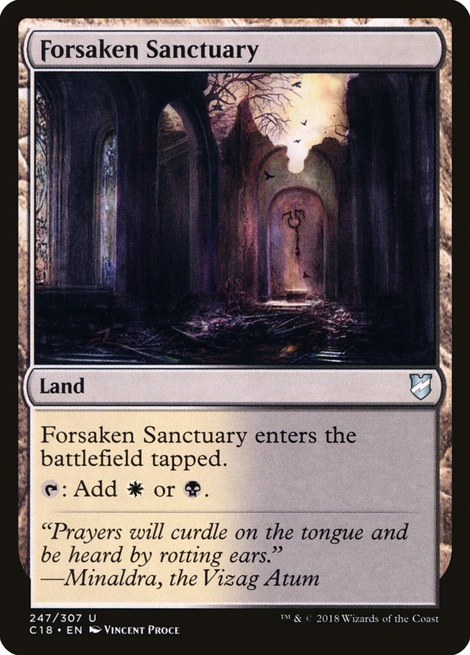 Forsaken Sanctuary [Commander 2018] | Yard's Games Ltd