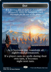 Day // Night Double-Sided Token [Innistrad: Crimson Vow Tokens] | Yard's Games Ltd