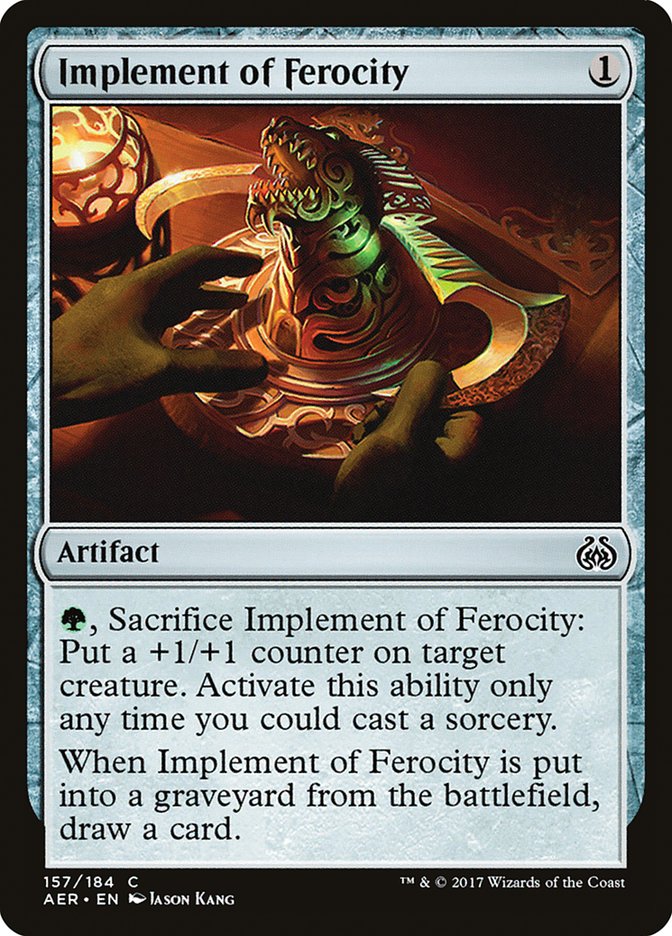 Implement of Ferocity [Aether Revolt] | Yard's Games Ltd