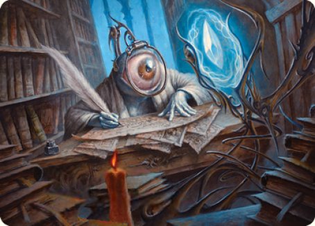 Unblinking Observer Art Card [Innistrad: Midnight Hunt Art Series] | Yard's Games Ltd