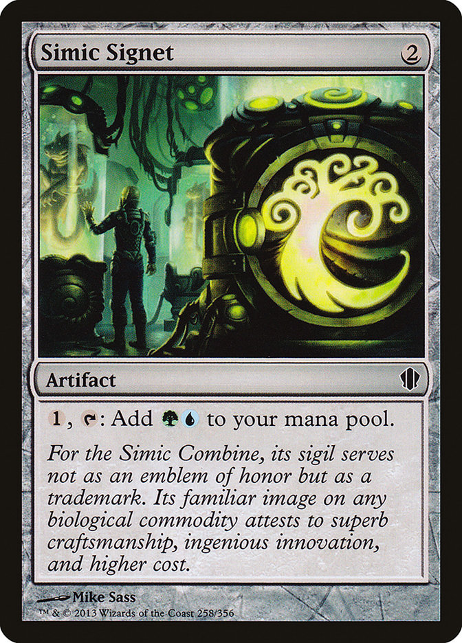 Simic Signet [Commander 2013] | Yard's Games Ltd