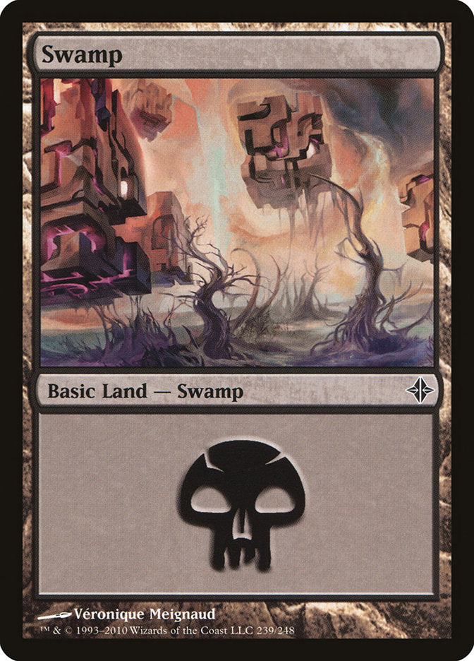 Swamp (239) [Rise of the Eldrazi] | Yard's Games Ltd