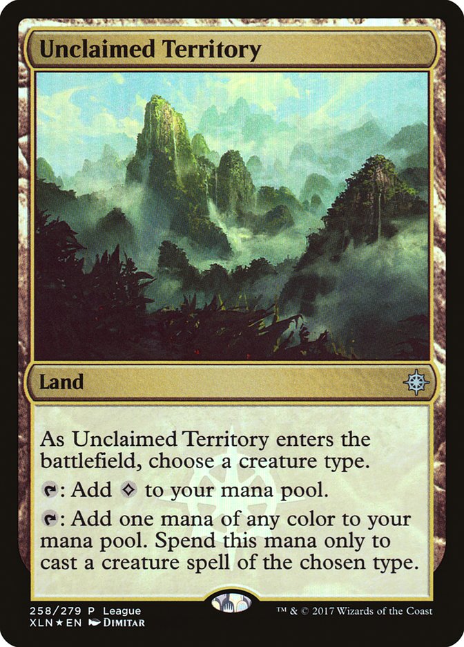 Unclaimed Territory (League) [Ixalan Promos] | Yard's Games Ltd