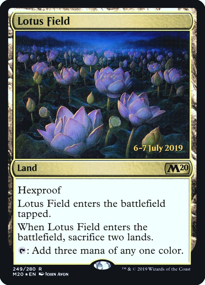 Lotus Field [Core Set 2020 Prerelease Promos] | Yard's Games Ltd