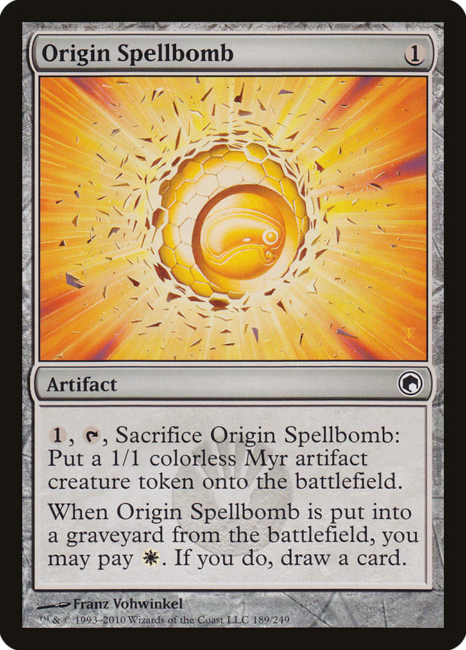 Origin Spellbomb [Scars of Mirrodin] | Yard's Games Ltd