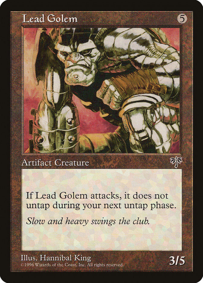 Lead Golem [Mirage] | Yard's Games Ltd