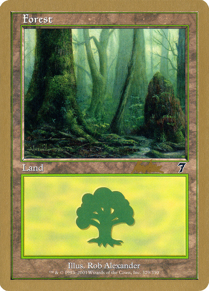 Forest (329) (Brian Kibler) [World Championship Decks 2002] | Yard's Games Ltd