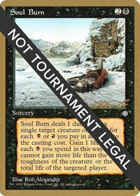 Soul Burn - 1996 Leon Lindback (ICE) [World Championship Decks] | Yard's Games Ltd