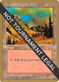 Mountain (C) - 1996 Mark Justice (4ED) [World Championship Decks] | Yard's Games Ltd