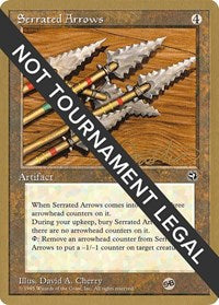 Serrated Arrows - 1996 Mark Justice (HML) (SB) [World Championship Decks] | Yard's Games Ltd