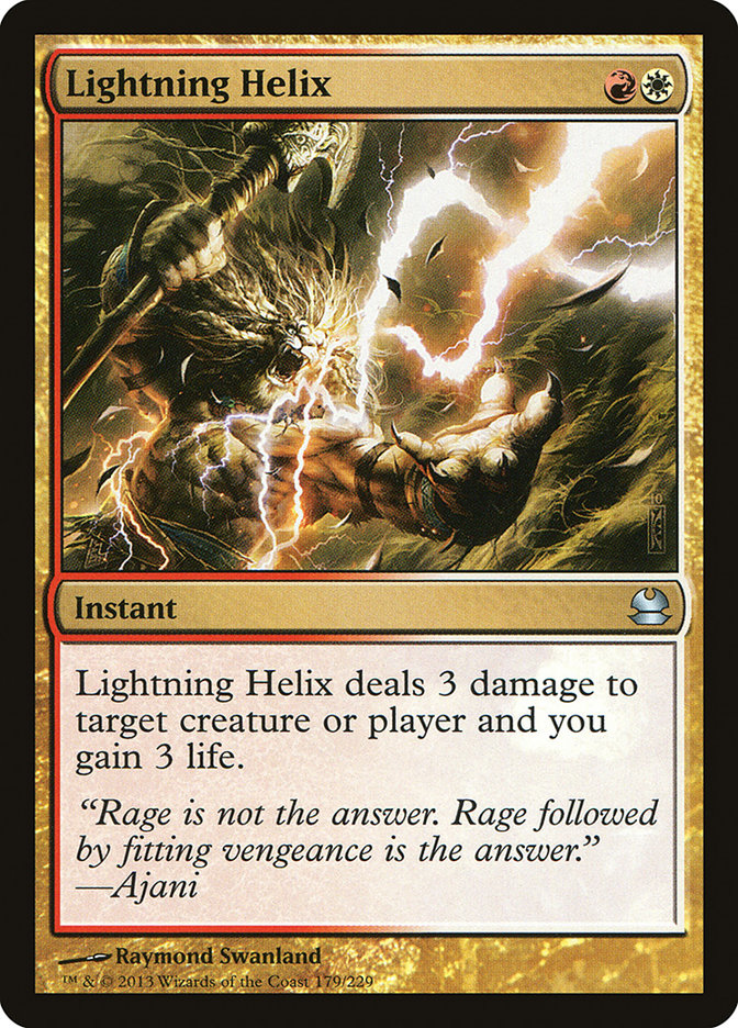 Lightning Helix [Modern Masters] | Yard's Games Ltd