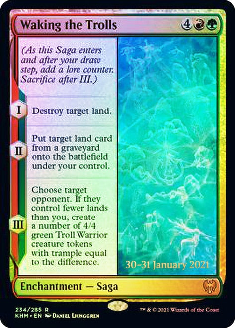 Waking the Trolls [Kaldheim Prerelease Promos] | Yard's Games Ltd