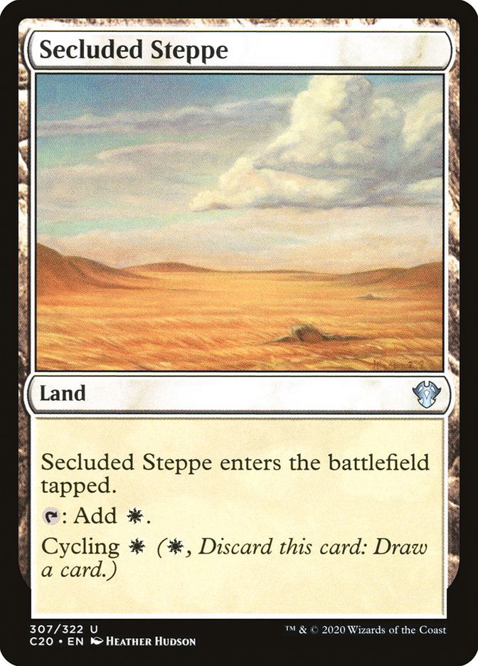 Secluded Steppe [Commander 2020] | Yard's Games Ltd