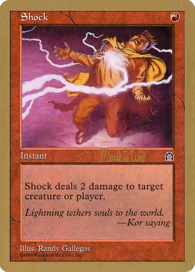 Shock (Mark Le Pine) [World Championship Decks 1999] | Yard's Games Ltd