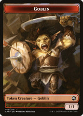 Clue // Goblin Double-Sided Token [Dungeons & Dragons: Adventures in the Forgotten Realms Commander Tokens] | Yard's Games Ltd