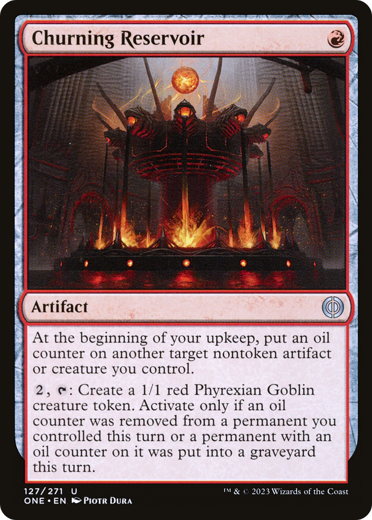 Churning Reservoir [Phyrexia: All Will Be One] | Yard's Games Ltd