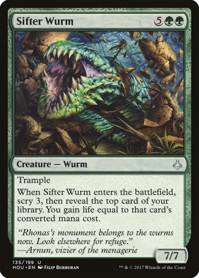 Sifter Wurm [Hour of Devastation] | Yard's Games Ltd