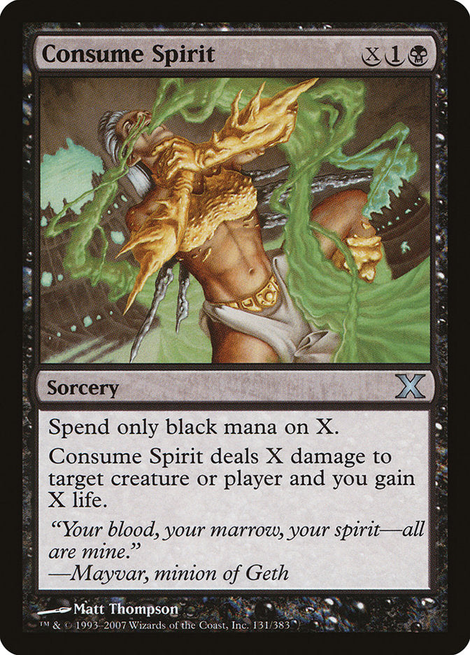 Consume Spirit [Tenth Edition] | Yard's Games Ltd