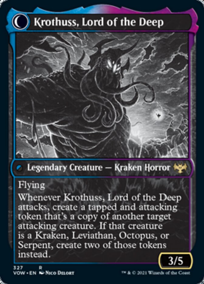 Runo Stromkirk // Krothuss, Lord of the Deep (Showcase Eternal Night) [Innistrad: Crimson Vow] | Yard's Games Ltd