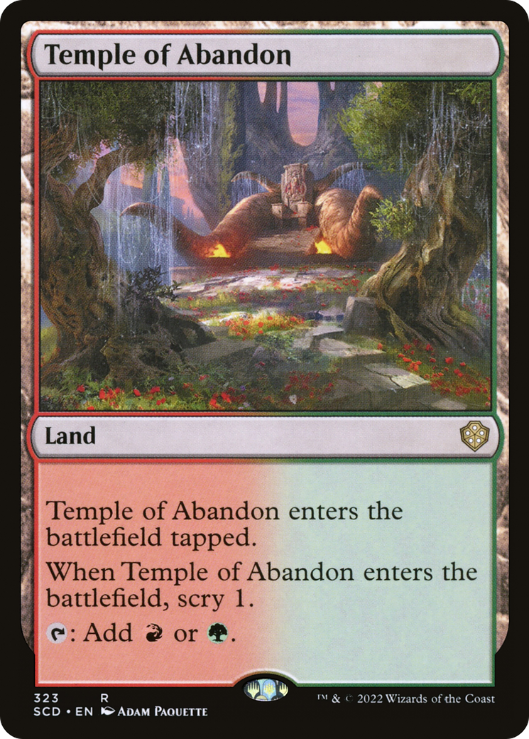 Temple of Abandon [Starter Commander Decks] | Yard's Games Ltd