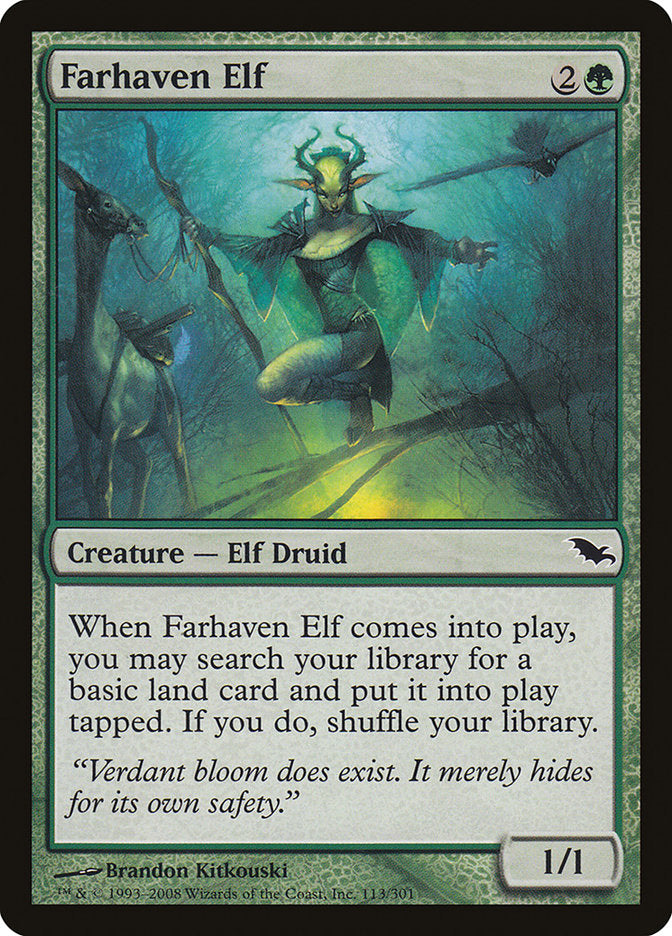 Farhaven Elf [Shadowmoor] | Yard's Games Ltd