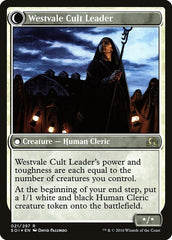 Hanweir Militia Captain // Westvale Cult Leader [Shadows over Innistrad Prerelease Promos] | Yard's Games Ltd