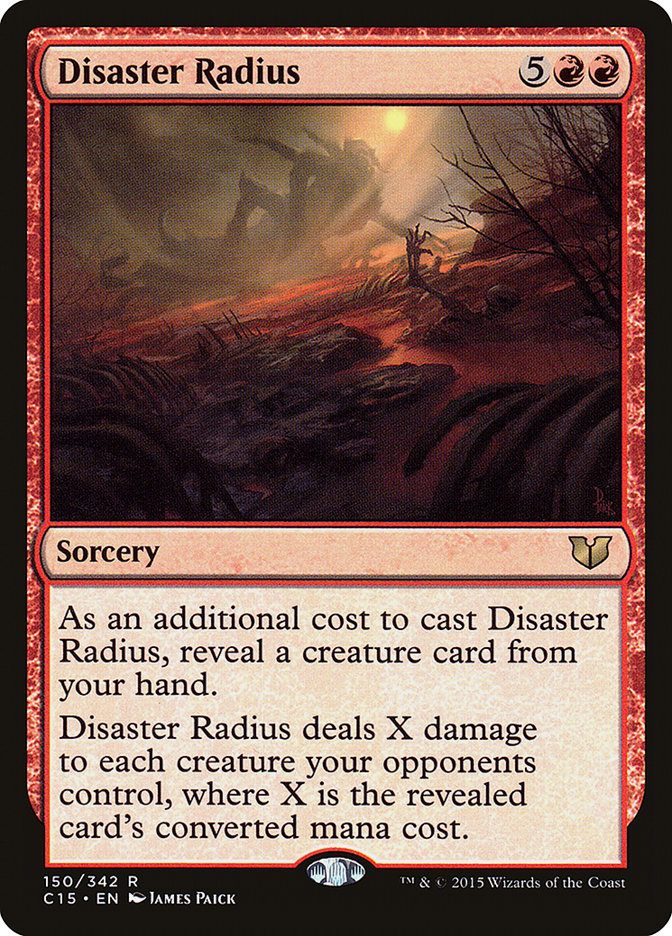 Disaster Radius [Commander 2015] | Yard's Games Ltd