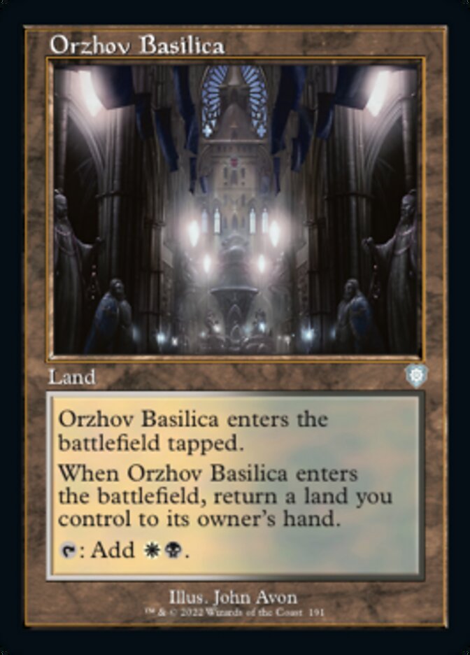 Orzhov Basilica (Retro) [The Brothers' War Commander] | Yard's Games Ltd