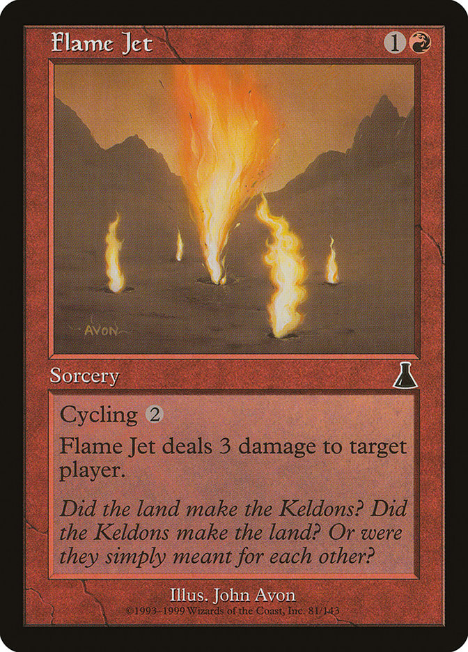 Flame Jet [Urza's Destiny] | Yard's Games Ltd