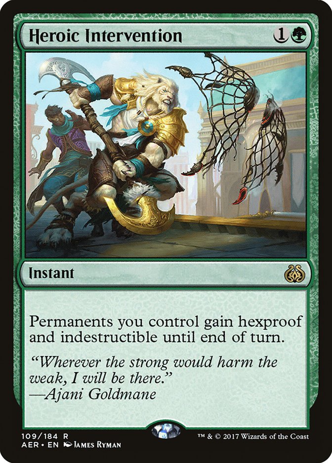 Heroic Intervention [Aether Revolt] | Yard's Games Ltd