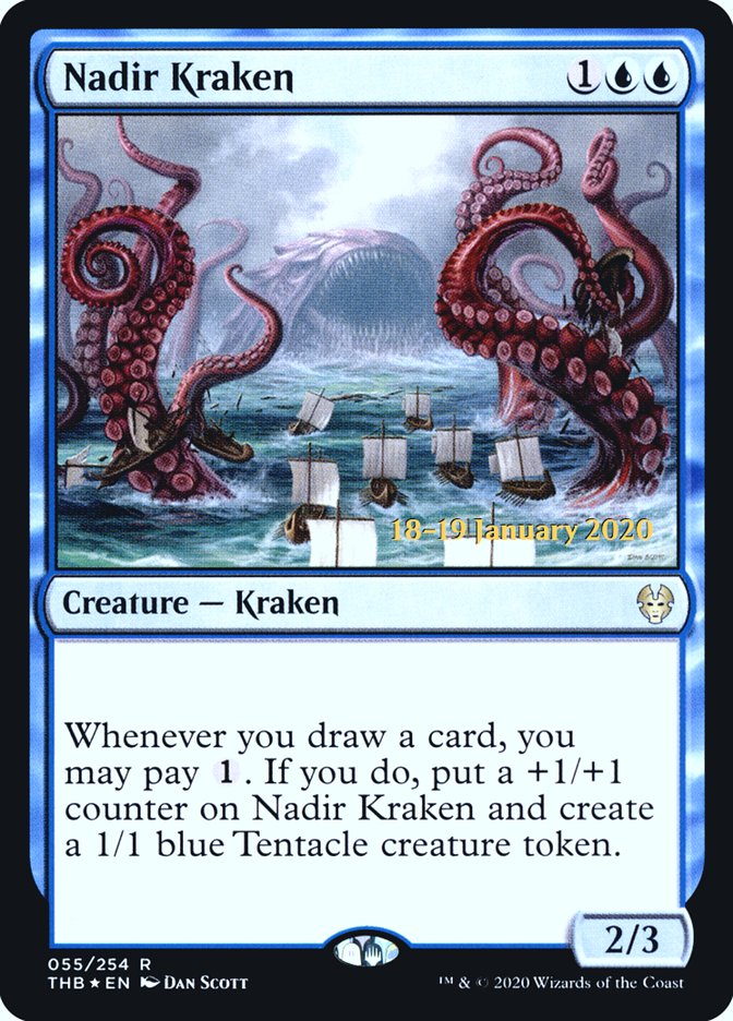 Nadir Kraken [Theros Beyond Death Prerelease Promos] | Yard's Games Ltd