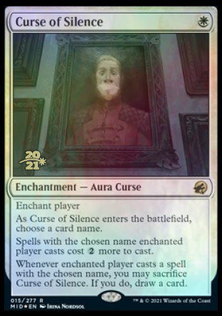 Curse of Silence [Innistrad: Midnight Hunt Prerelease Promos] | Yard's Games Ltd