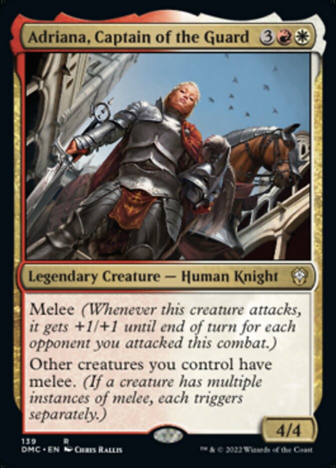 Adriana, Captain of the Guard [Dominaria United Commander] | Yard's Games Ltd