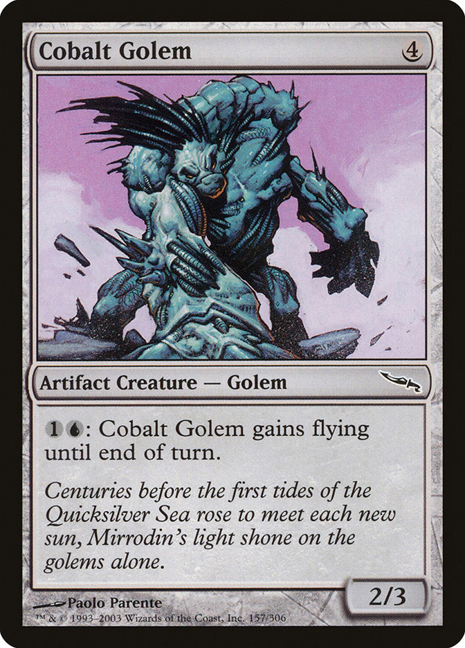 Cobalt Golem [Mirrodin] | Yard's Games Ltd