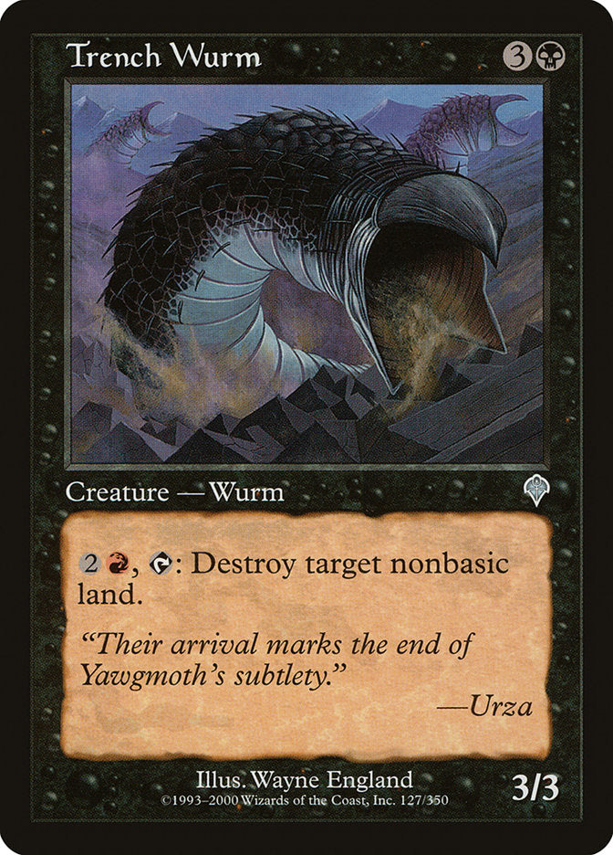 Trench Wurm [Invasion] | Yard's Games Ltd