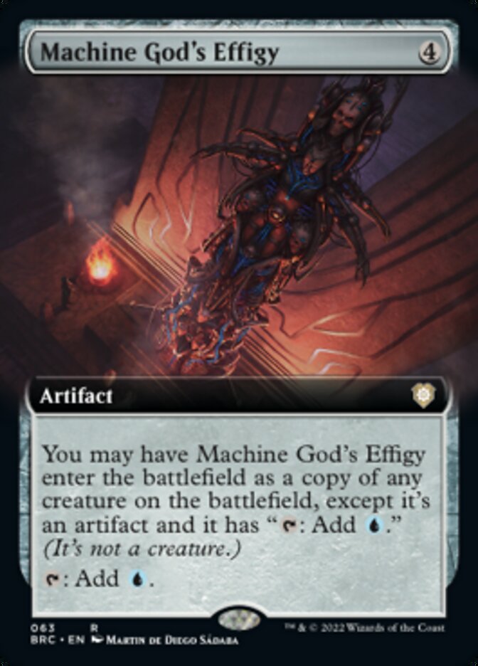 Machine God's Effigy (Extended Art) [The Brothers' War Commander] | Yard's Games Ltd