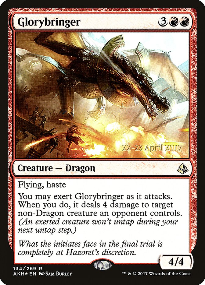 Glorybringer [Amonkhet Prerelease Promos] | Yard's Games Ltd