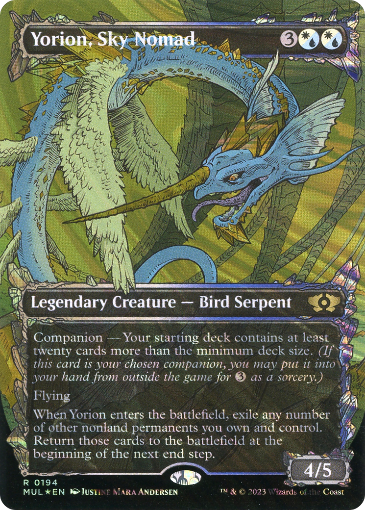 Yorion, Sky Nomad (Halo Foil) [Multiverse Legends] | Yard's Games Ltd