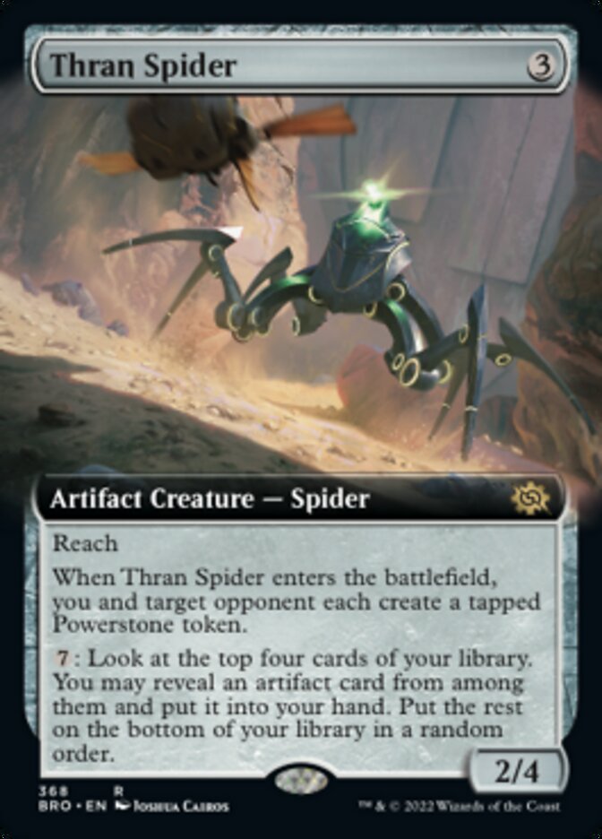Thran Spider (Extended Art) [The Brothers' War] | Yard's Games Ltd