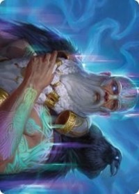 Alrund, God of the Cosmos Art Card [Kaldheim Art Series] | Yard's Games Ltd