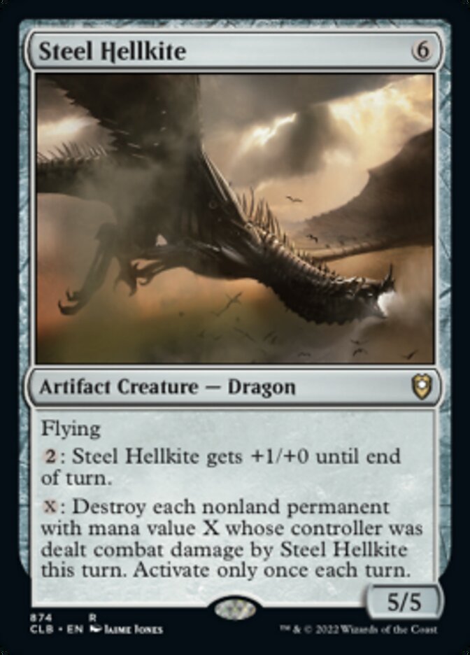 Steel Hellkite [Commander Legends: Battle for Baldur's Gate] | Yard's Games Ltd