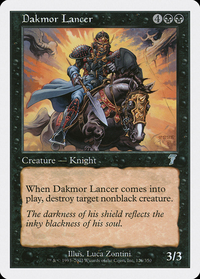 Dakmor Lancer [Seventh Edition] | Yard's Games Ltd