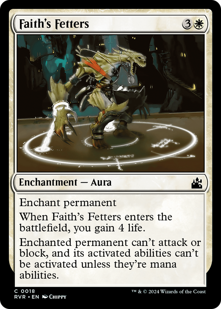 Faith's Fetters [Ravnica Remastered] | Yard's Games Ltd