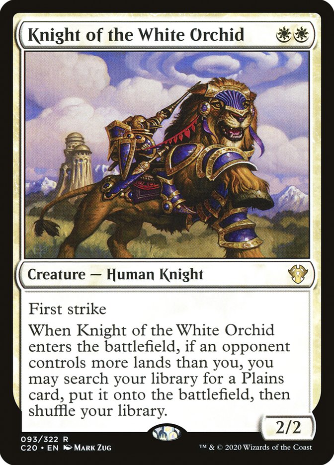 Knight of the White Orchid [Commander 2020] | Yard's Games Ltd