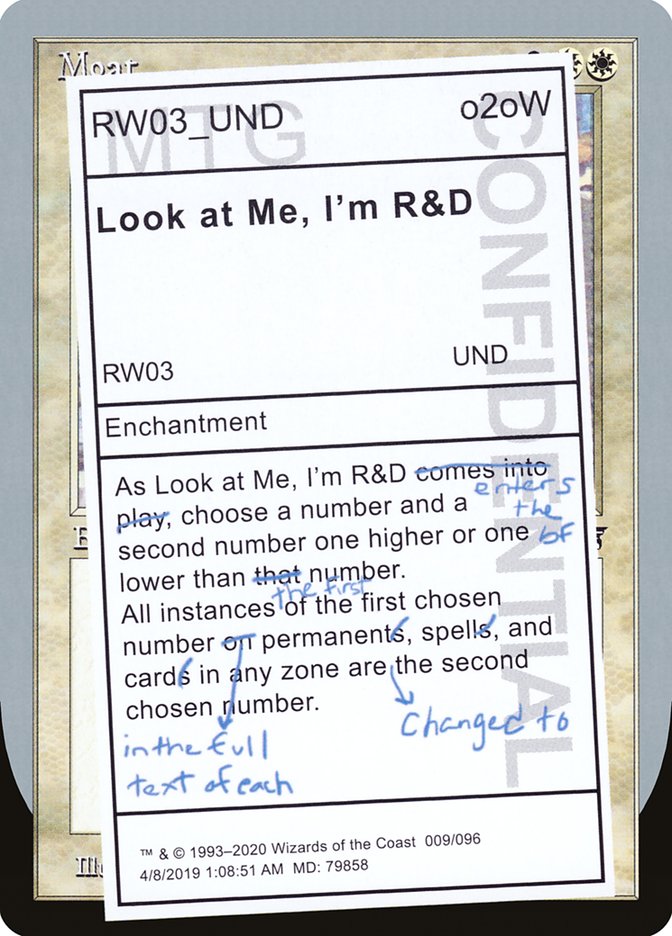 Look at Me, I'm R&D [Unsanctioned] | Yard's Games Ltd