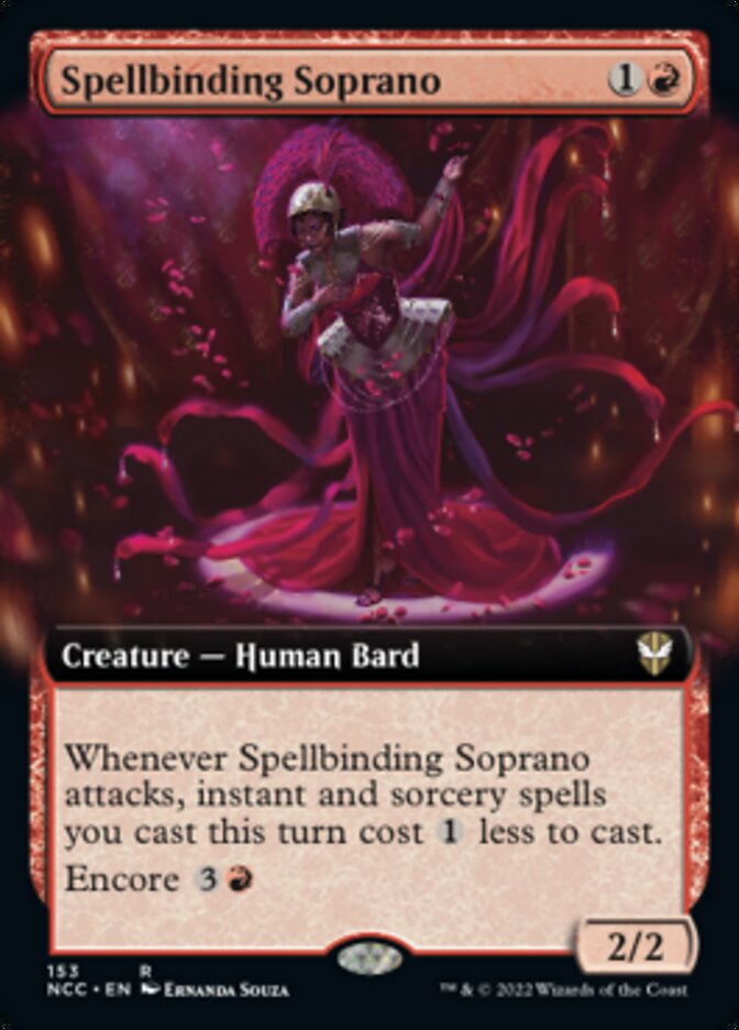 Spellbinding Soprano (Extended Art) [Streets of New Capenna Commander] | Yard's Games Ltd