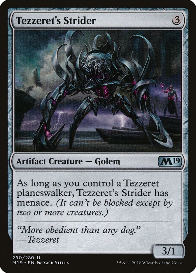 Tezzeret's Strider [Core Set 2019] | Yard's Games Ltd