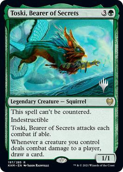 Toski, Bearer of Secrets (Promo Pack) [Kaldheim Promos] | Yard's Games Ltd