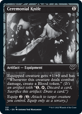 Ceremonial Knife [Innistrad: Double Feature] | Yard's Games Ltd