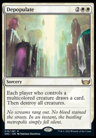 Depopulate (Promo Pack) [Streets of New Capenna Promos] | Yard's Games Ltd
